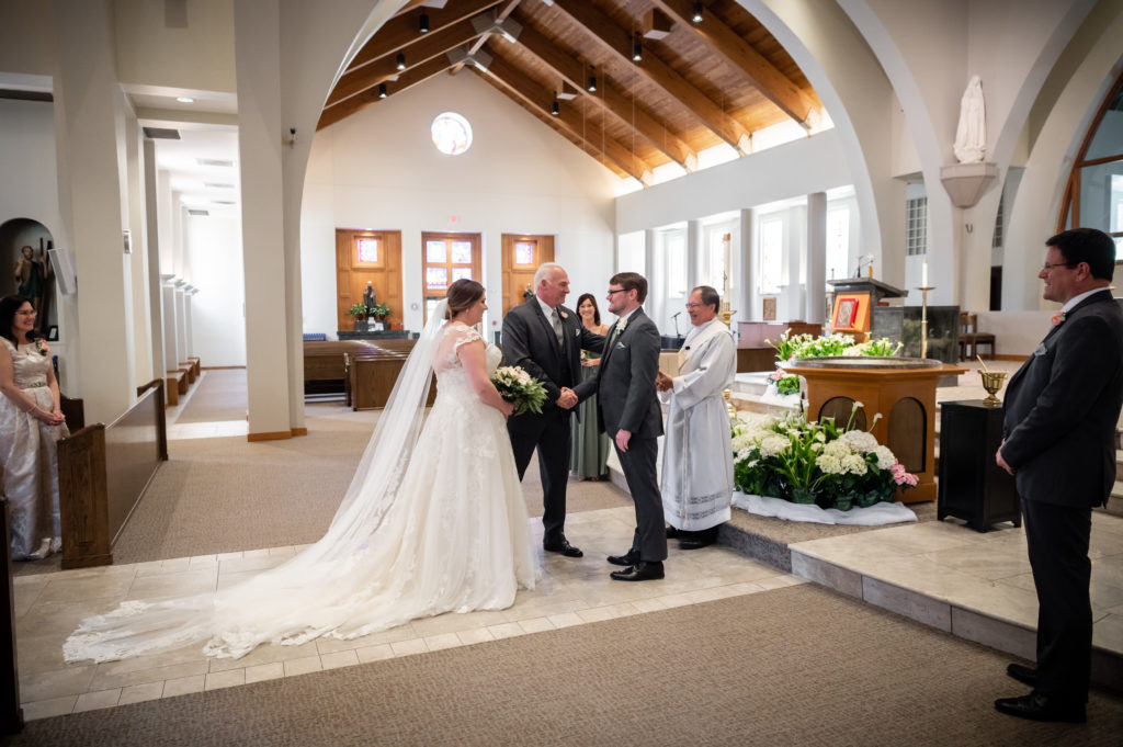 Wedding at St Andrew Catholic Church in Roswell, GA